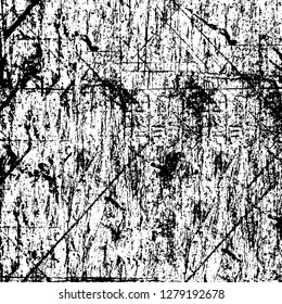 Rough grunge pattern design. Watercolor dry brush strokes texture. Faded dyed paper texture. Sketch cartoon pop art design