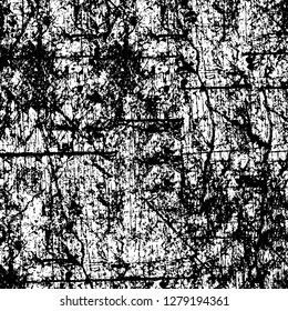 Rough grunge pattern design. Watercolor dry brush strokes texture. Faded dyed paper texture. Sketch cartoon pop art design