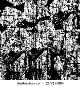 Rough grunge pattern design. Watercolor dry brush strokes texture. Faded dyed paper texture. Sketch cartoon pop art design