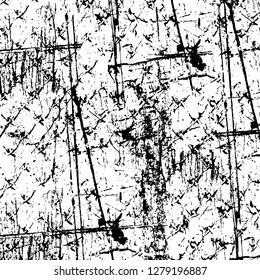 Rough grunge pattern design. Watercolor dry brush strokes texture. Faded dyed paper texture. Sketch cartoon pop art design