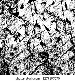 Rough grunge pattern design. Watercolor dry brush strokes texture. Faded dyed paper texture. Sketch cartoon pop art design