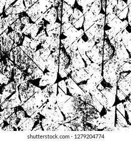Rough grunge pattern design. Watercolor dry brush strokes texture. Faded dyed paper texture. Sketch cartoon pop art design