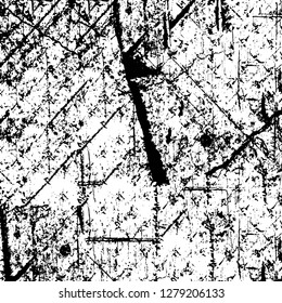 Rough grunge pattern design. Watercolor dry brush strokes texture. Faded dyed paper texture. Sketch cartoon pop art design