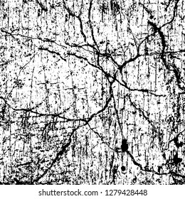 Rough grunge pattern design. Watercolor dry brush strokes texture. Faded dyed paper texture. Sketch cartoon pop art design