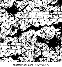 Rough grunge pattern design. Watercolor dry brush strokes texture. Faded dyed paper texture. Sketch cartoon pop art design