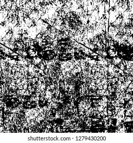 Rough grunge pattern design. Watercolor dry brush strokes texture. Faded dyed paper texture. Sketch cartoon pop art design