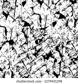 Rough grunge pattern design. Watercolor dry brush strokes texture. Faded dyed paper texture. Sketch cartoon pop art design