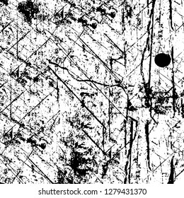 Rough grunge pattern design. Watercolor dry brush strokes texture. Faded dyed paper texture. Sketch cartoon pop art design