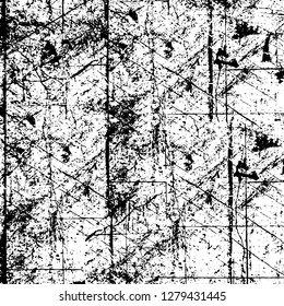 Rough grunge pattern design. Watercolor dry brush strokes texture. Faded dyed paper texture. Sketch cartoon pop art design