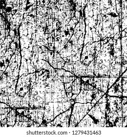 Rough grunge pattern design. Watercolor dry brush strokes texture. Faded dyed paper texture. Sketch cartoon pop art design