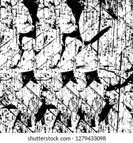 Rough grunge pattern design. Watercolor dry brush strokes texture. Faded dyed paper texture. Sketch cartoon pop art design