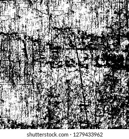 Rough grunge pattern design. Watercolor dry brush strokes texture. Faded dyed paper texture. Sketch cartoon pop art design