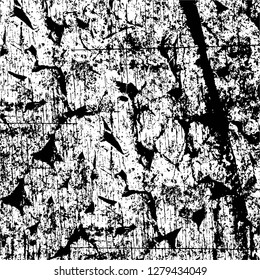 Rough grunge pattern design. Watercolor dry brush strokes texture. Faded dyed paper texture. Sketch cartoon pop art design