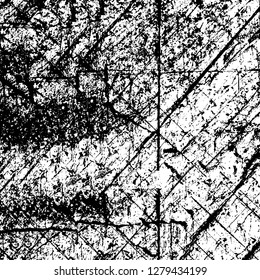 Rough grunge pattern design. Watercolor dry brush strokes texture. Faded dyed paper texture. Sketch cartoon pop art design