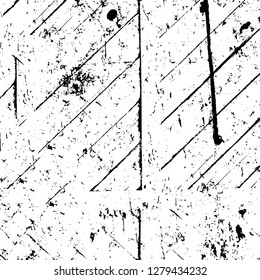 Rough grunge pattern design. Watercolor dry brush strokes texture. Faded dyed paper texture. Sketch cartoon pop art design