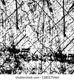Rough grunge pattern design. Watercolor dry brush strokes texture. Faded dyed paper texture. Sketch cartoon pop art design