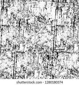 Rough grunge pattern design. Watercolor dry brush strokes texture. Faded dyed paper texture. Sketch cartoon pop art design