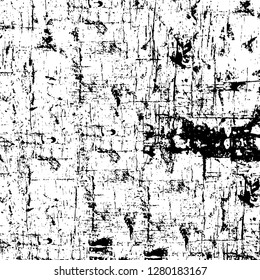 Rough grunge pattern design. Watercolor dry brush strokes texture. Faded dyed paper texture. Sketch cartoon pop art design