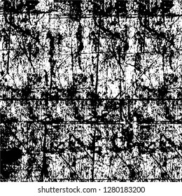 Rough grunge pattern design. Watercolor dry brush strokes texture. Faded dyed paper texture. Sketch cartoon pop art design
