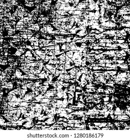 Rough grunge pattern design. Watercolor dry brush strokes texture. Faded dyed paper texture. Sketch cartoon pop art design