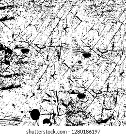 Rough grunge pattern design. Watercolor dry brush strokes texture. Faded dyed paper texture. Sketch cartoon pop art design