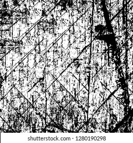 Rough grunge pattern design. Watercolor dry brush strokes texture. Faded dyed paper texture. Sketch cartoon pop art design