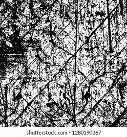 Rough grunge pattern design. Watercolor dry brush strokes texture. Faded dyed paper texture. Sketch cartoon pop art design