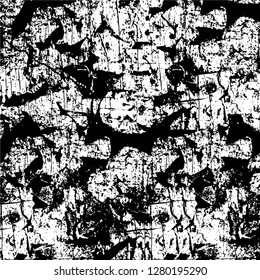 Rough grunge pattern design. Watercolor dry brush strokes texture. Faded dyed paper texture. Sketch cartoon pop art design