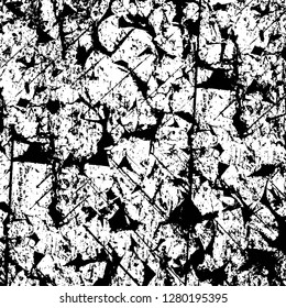 Rough grunge pattern design. Watercolor dry brush strokes texture. Faded dyed paper texture. Sketch cartoon pop art design