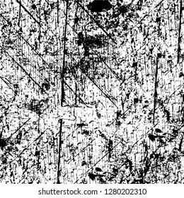 Rough grunge pattern design. Watercolor dry brush strokes texture. Faded dyed paper texture. Sketch cartoon pop art design