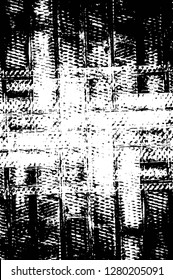 Rough grunge pattern design. Watercolor dry brush strokes texture. Faded dyed paper texture. Sketch cartoon pop art design