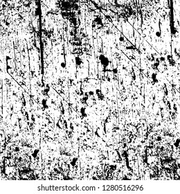 Rough grunge pattern design. Watercolor dry brush strokes texture. Faded dyed paper texture.