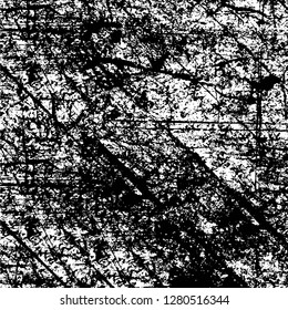 Rough grunge pattern design. Watercolor dry brush strokes texture. Faded dyed paper texture.