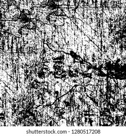 Rough grunge pattern design. Watercolor dry brush strokes texture. Faded dyed paper texture. Sketch cartoon pop art design