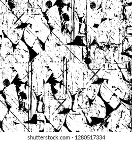 Rough grunge pattern design. Watercolor dry brush strokes texture. Faded dyed paper texture. Sketch cartoon pop art design