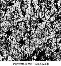 Rough grunge pattern design. Watercolor dry brush strokes texture. Faded dyed paper texture. Sketch cartoon pop art design