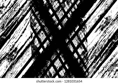 Rough grunge pattern design. Watercolor dry brush strokes texture. Faded dyed paper texture. Sketch cartoon pop art design