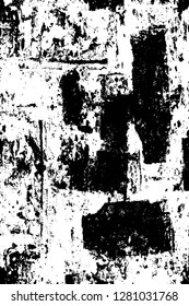 Rough grunge pattern design. Watercolor dry brush strokes texture. Faded dyed paper texture. Sketch cartoon pop art design