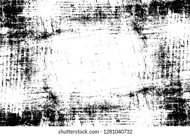 Rough grunge pattern design. Watercolor dry brush strokes texture. Faded dyed paper texture. Sketch cartoon pop art design