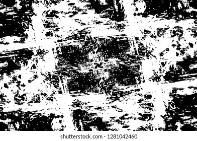 Rough grunge pattern design. Watercolor dry brush strokes texture. Faded dyed paper texture. Sketch cartoon pop art design