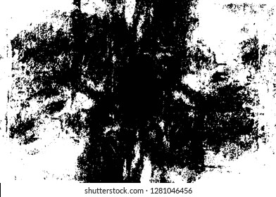 Rough grunge pattern design. Watercolor dry brush strokes texture. Faded dyed paper texture. Sketch cartoon pop art design