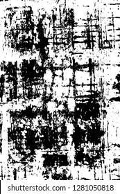 Rough grunge pattern design. Watercolor dry brush strokes texture. Faded dyed paper texture. Sketch cartoon pop art design