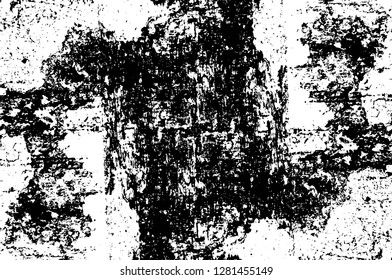 Rough grunge pattern design. Watercolor dry brush strokes texture. Faded dyed paper texture. Sketch cartoon pop art design