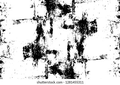 Rough grunge pattern design. Watercolor dry brush strokes texture. Faded dyed paper texture. Sketch cartoon pop art design