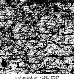 Rough grunge pattern design. Watercolor dry brush strokes texture. Faded dyed paper texture. Sketch cartoon pop art design