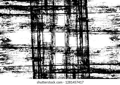Rough grunge pattern design. Watercolor dry brush strokes texture. Faded dyed paper texture. Sketch cartoon pop art design