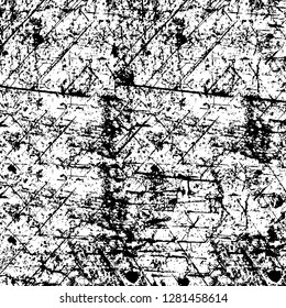 Rough grunge pattern design. Watercolor dry brush strokes texture. Faded dyed paper texture. Sketch cartoon pop art design