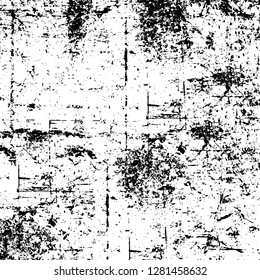 Rough grunge pattern design. Watercolor dry brush strokes texture. Faded dyed paper texture. Sketch cartoon pop art design