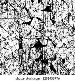 Rough grunge pattern design. Watercolor dry brush strokes texture. Faded dyed paper texture. Sketch cartoon pop art design