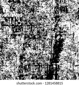 Rough grunge pattern design. Watercolor dry brush strokes texture. Faded dyed paper texture. Sketch cartoon pop art design